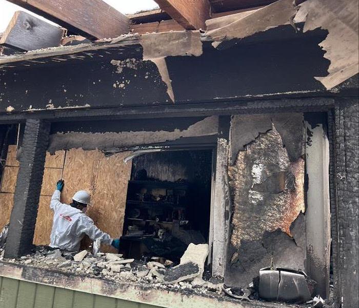 SERVPRO board-up service prevent further damage and start the restoration work as soon as the conditions are safe.