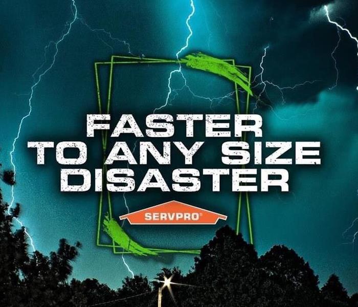 We are faster to ANY size disaster.